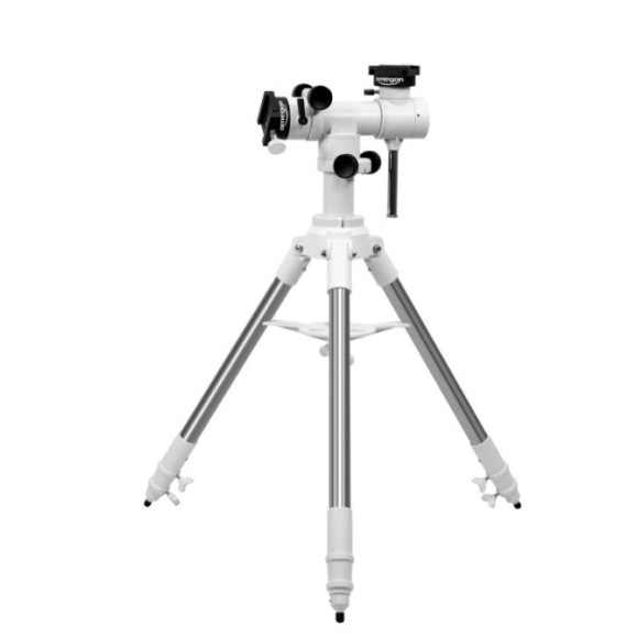 Montura Omegon Twinmaster AZ con trípode de acero inoxidable