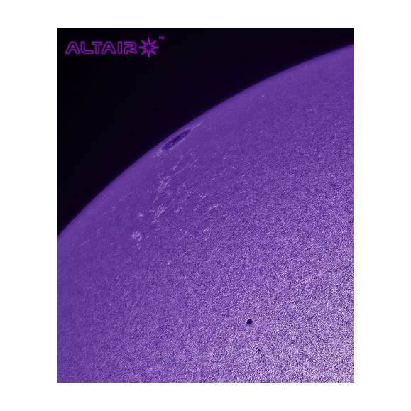 Filtro ALTAIR F125NUV395, NUV de 7nm y 1,25" - Línea K de calcio y Venus.
