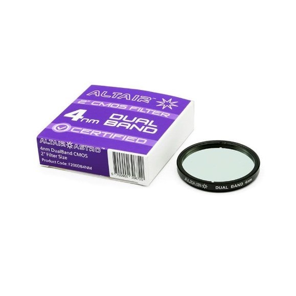 Filtro CMOS ALTAIR ULTRA de 4nm banda dual HA OIII 2"