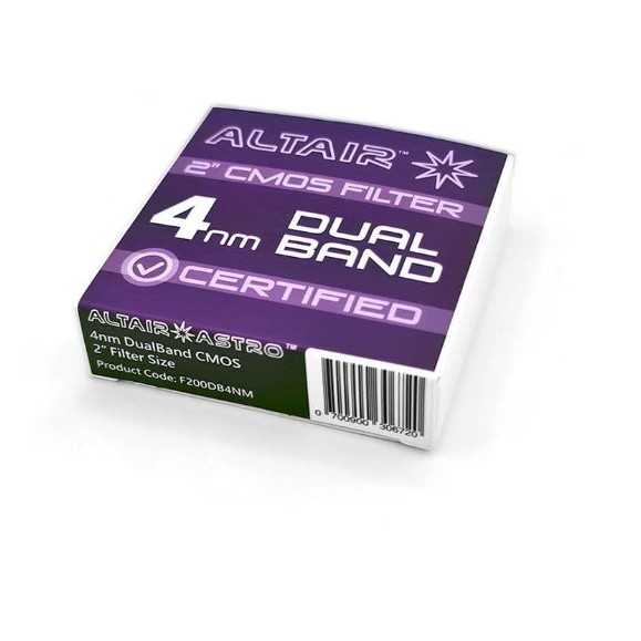Filtro CMOS ALTAIR ULTRA de 4nm banda dual HA OIII 2"