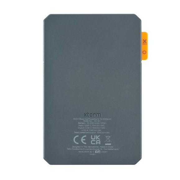 Powerbank - XTORM Essential power pack 10.000 Gris Marengo