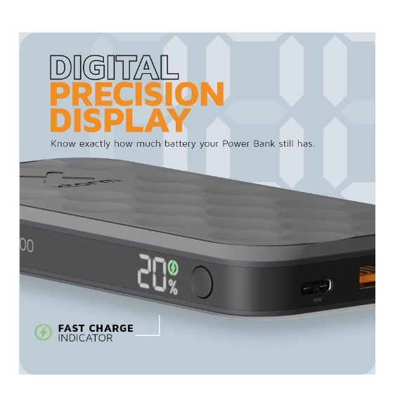 Powerbank - XTORM 20W Fuel Series Power pack 10.000 Negro