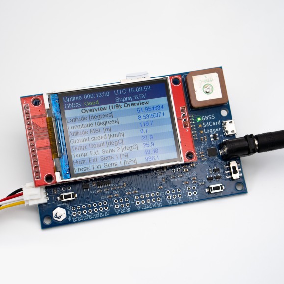 Kit Globo sonda Estratosférico grande con cámara espacial, tarjeta micro SD de 64GB y datalogger