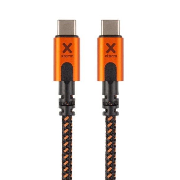 Cable USB-C PD XTORM XTREME de 1,5 m Negro/Naranja