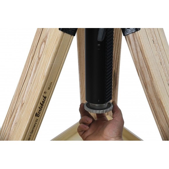 Trípode PLANET K70 Berlebach Columna engranada con bandeja 37 cm + tope de separación