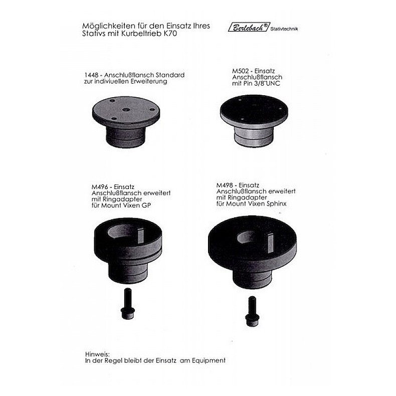 Trípode PLANET K70 Berlebach Columna...