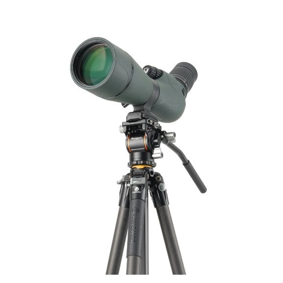 Trípode de carbono VANGUARD VEO 5 KIT 264CV14 con cabezal de vídeo compensado para cámaras, ópticas y teléfonos inteligentes