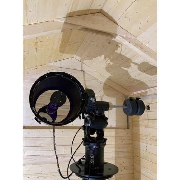 Observatorio de madera de techo corredizo Dome Part Optical modelo GreenLine BIG-32  2.75x2.75M