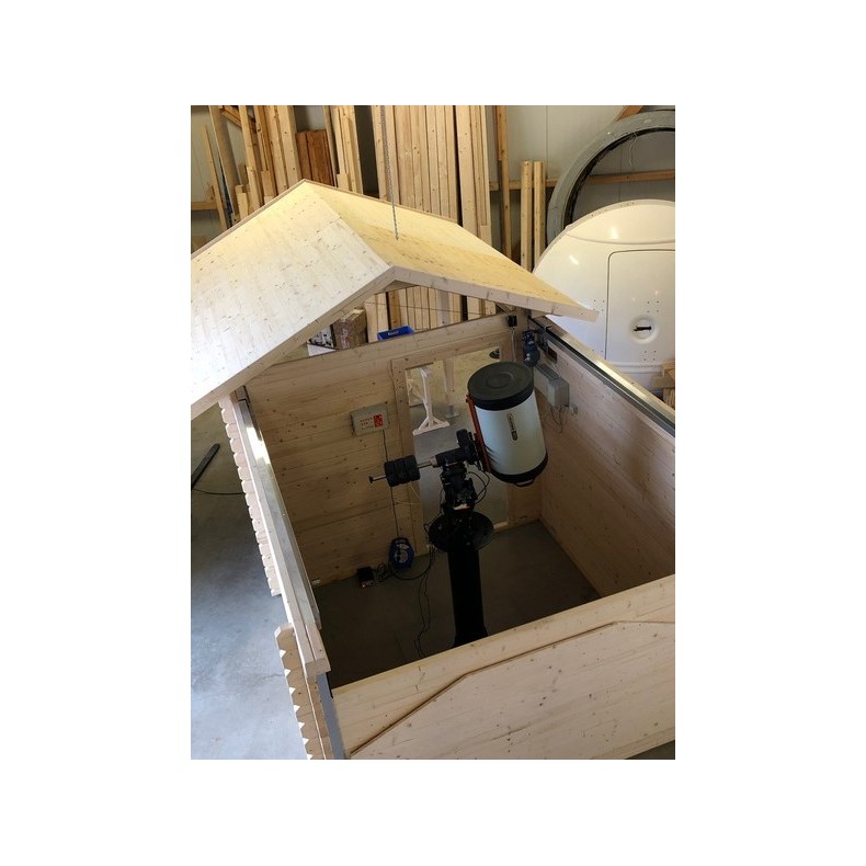 Observatorio de madera de techo... Observatorio de madera de techo...