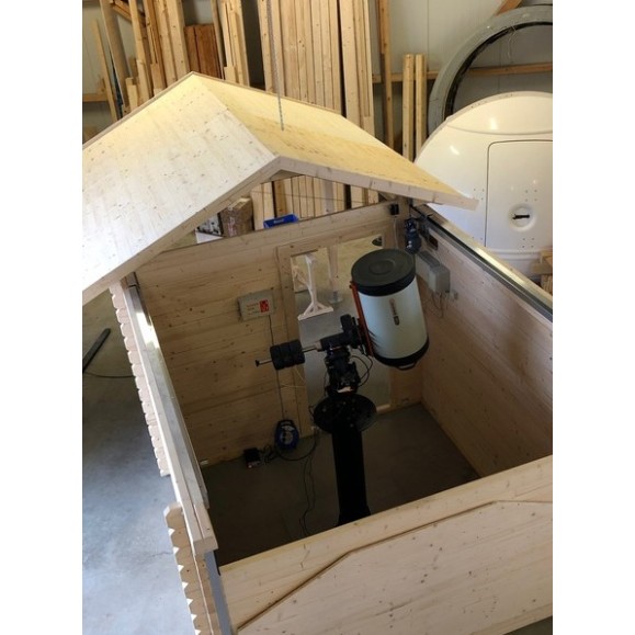 Observatorio de madera de techo corredizo Dome Part Optical modelo GreenLine BIG-32  2.75x2.75M