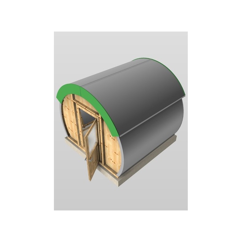 Observatorio de madera con cubierta... Observatorio de madera con cubierta...