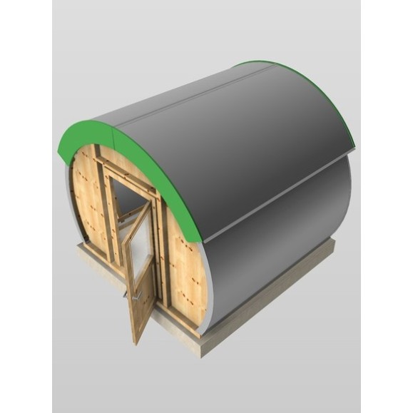 Observatorio de madera con cubierta Clamshell Dome Part Optical modelo GreenLine RC-33