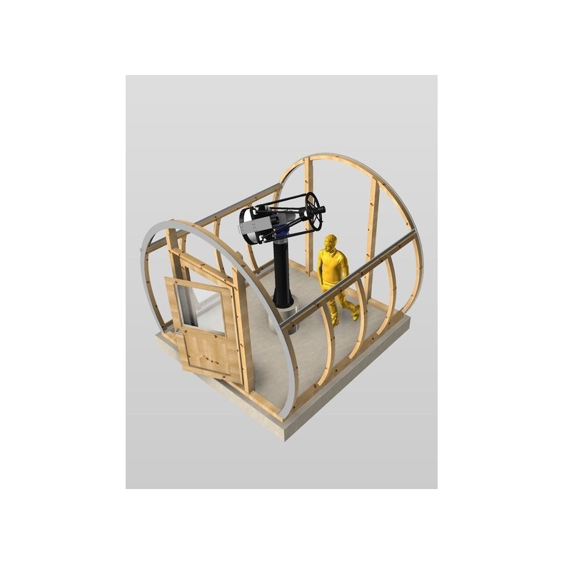 Observatorio de madera con cubierta... Observatorio de madera con cubierta...