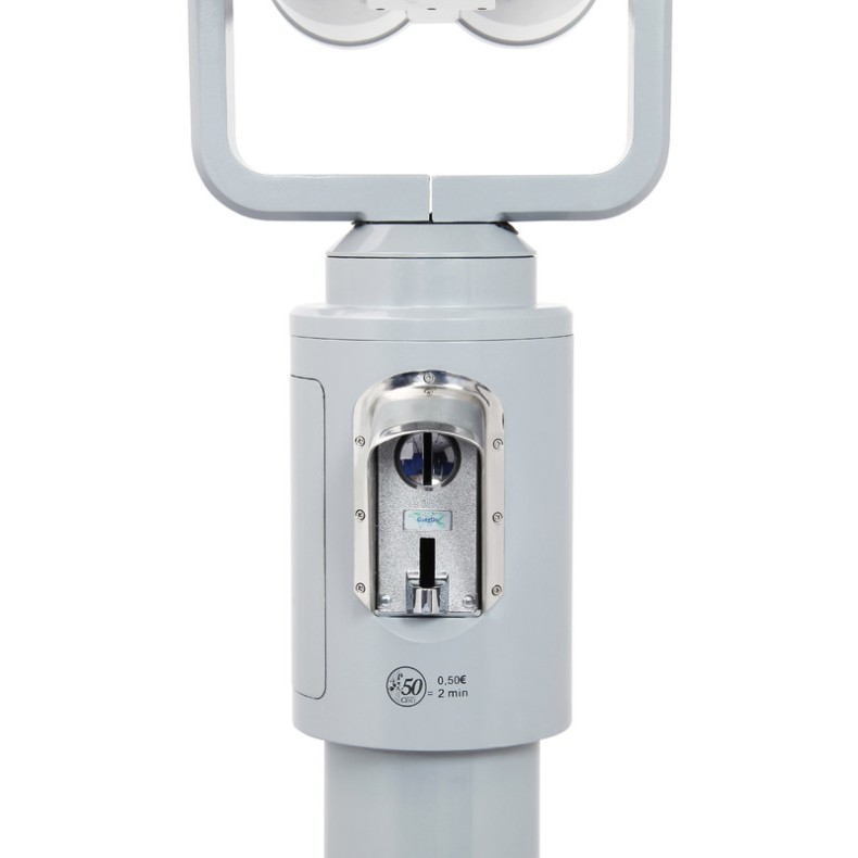 Telescopio panorámico con monedas...