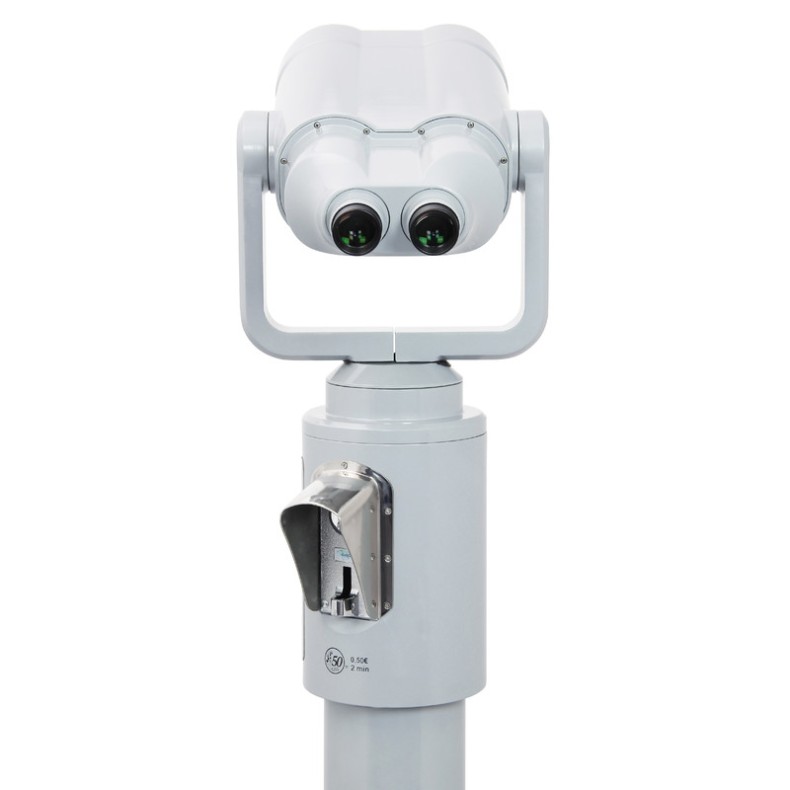 Telescopio panorámico con monedas...