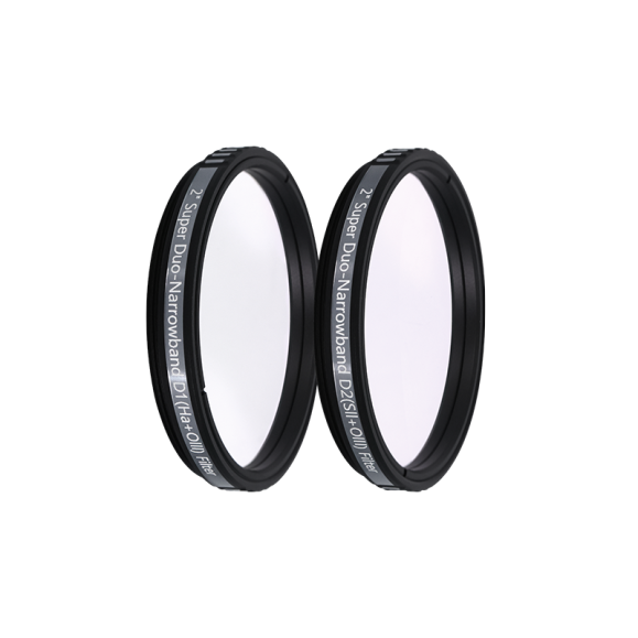 KIT 2 filtros ASKAR Duo banda SUPER D HO - SO 6nm 2" para cámara color