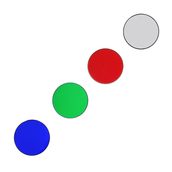 Set de filtros color ANTLIA LRVB modelo 36mm circular sin montura