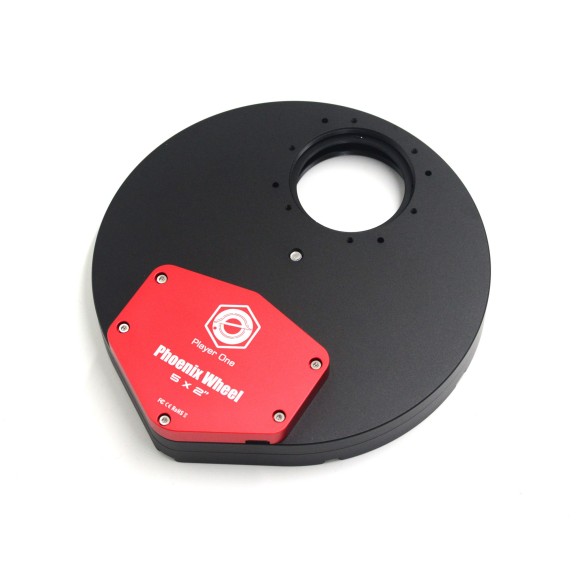 Rueda portafiltros Player One Phoenix 5x2" (o 50mm sin montar) motorizada