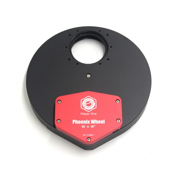 Rueda portafiltros Player One Phoenix 5x2" (o 50mm sin montar) motorizada