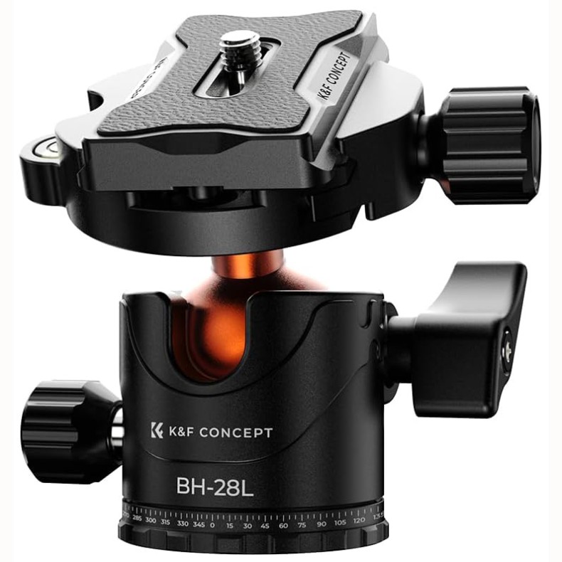 Trípode KT255A4 ALUMINIO + BH-28L K&F Trípode KT255A4 ALUMINIO + BH-28L K&F