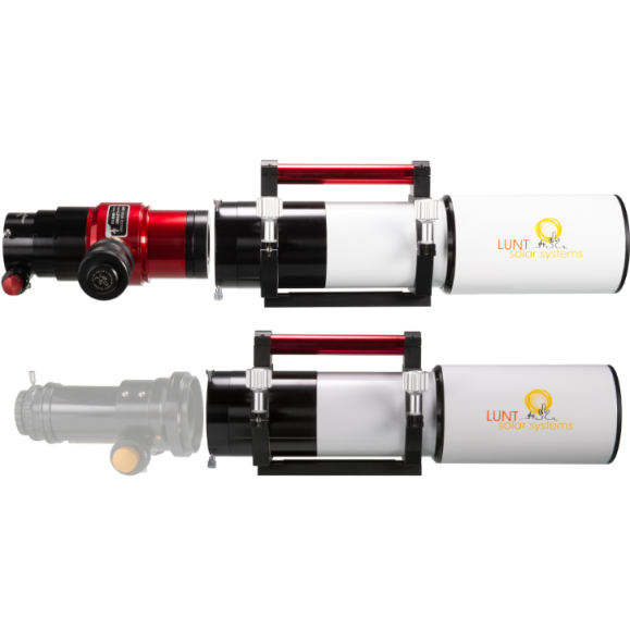 Telescopio APO LUNT LS100MT/B3400R&P  Todo-en-Uno para el Sol + Cielo Estrellado