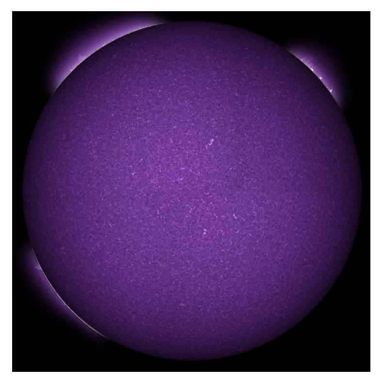 Filtro Ca-K LUNT LS6CaKMDd2 en prisma... Filtro Ca-K LUNT LS6CaKMDd2 en prisma...