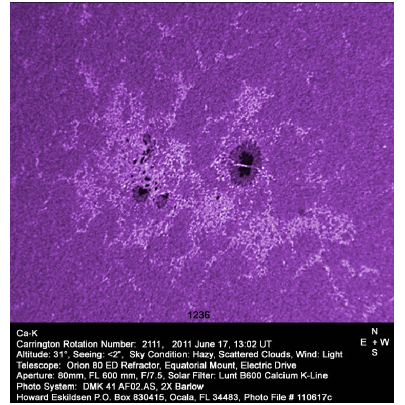 Filtro Ca-K LUNT LS6CaKMDd2 en prisma... Filtro Ca-K LUNT LS6CaKMDd2 en prisma...