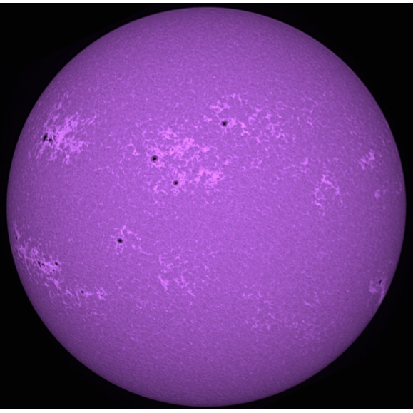 Filtro Ca-K LUNT LS6CaKMDd2 en prisma cenital en 90°
