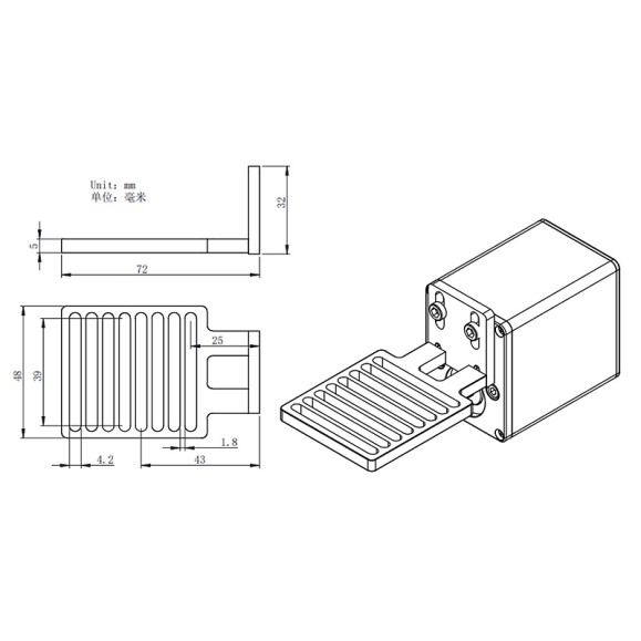 Pletina soporte motor de enfoque ZWO EAF para telescopios Takahashi