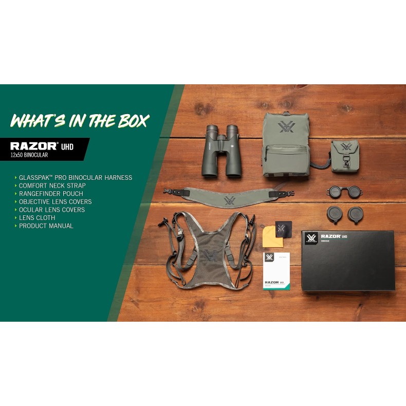 Prismático Vortex Razor® UHD 12x50 Prismático Vortex Razor® UHD 12x50