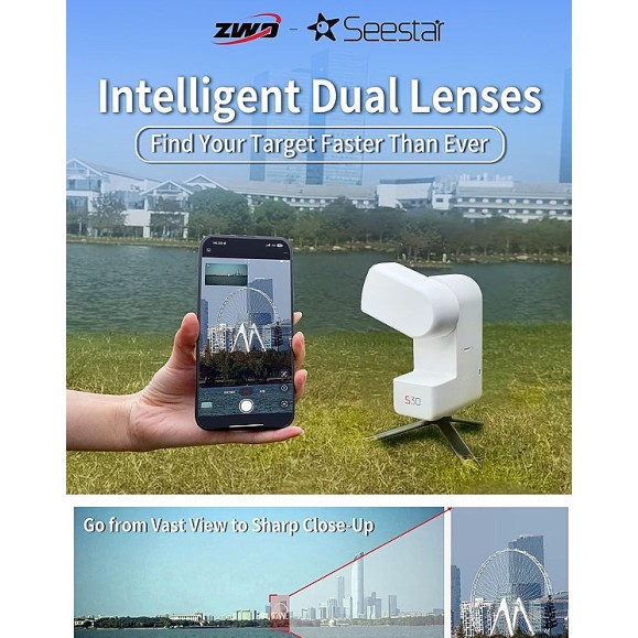Telescopio/cámara inteligente todo en uno Seestar S30