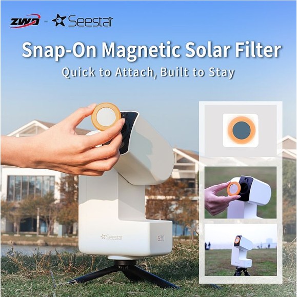 Telescopio/cámara inteligente todo en uno Seestar S30