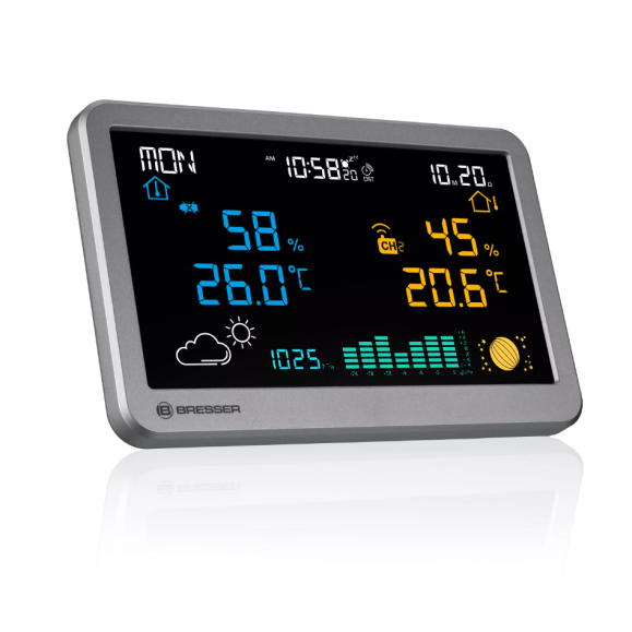 Estación Meteorológica Inalámbrica BRESSER MeteoTemp TBH