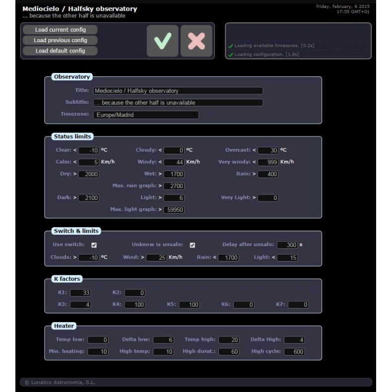 CloudWatcher SOLO (sin carril DIN)