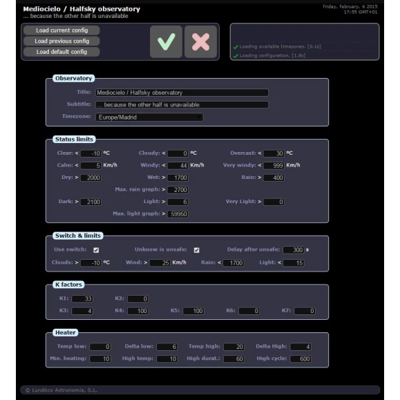 CloudWatcher SOLO (sin carril DIN)
