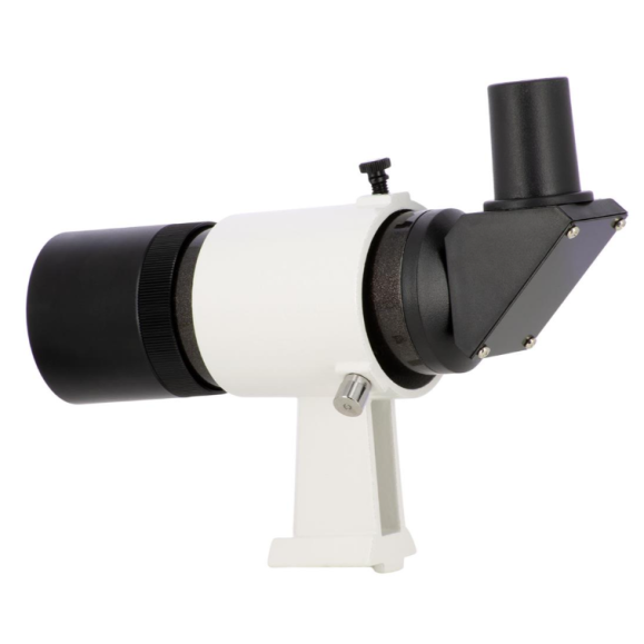Buscador con soporte SkyWatcher 9x50 acodado y de imagen erecta