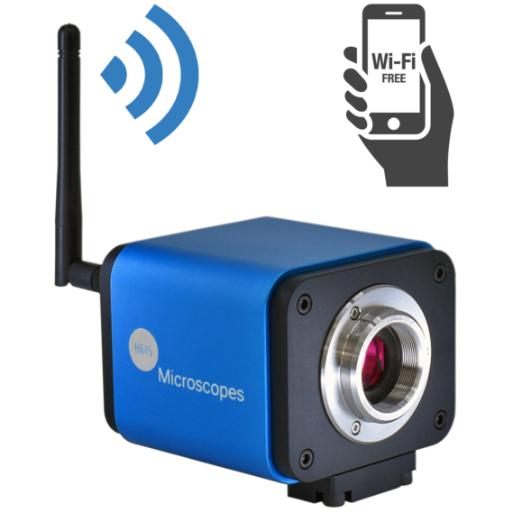 Kit Cámara USB 2.0 microscopía BMS 5 Mp HDMI + WIFI
