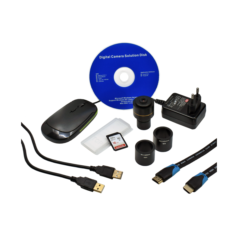 Kit Cámara USB 2.0 microscopía BMS 5... Kit Cámara USB 2.0 microscopía BMS 5...