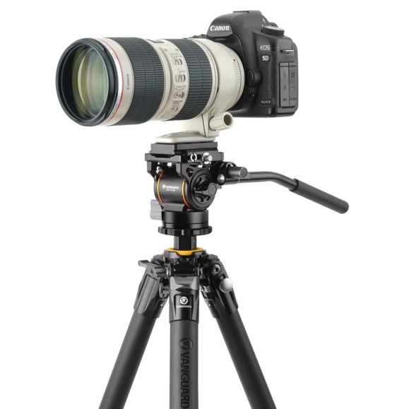 Trípode de vídeo de aluminio VANGUARD Veo 5 264AV14 con rótula Veo PV-14