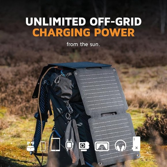 Panel Solar XTORM "Solar Booster" 28W plegable