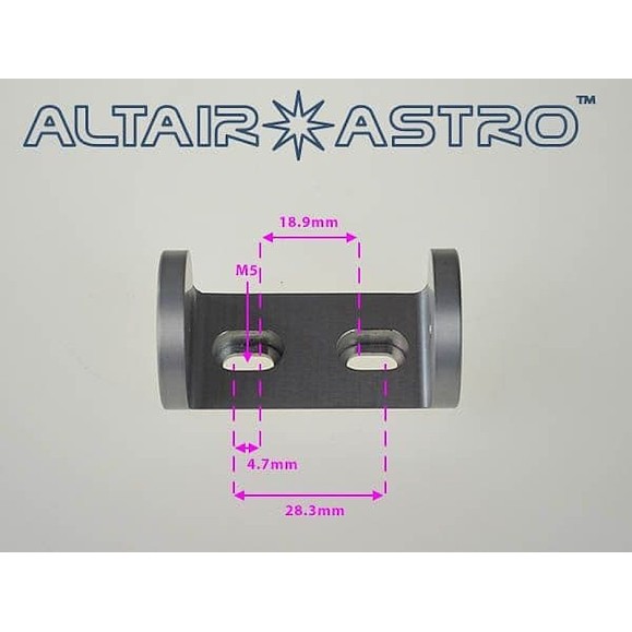 Kit de buscador solar Altair con base universal y soporte