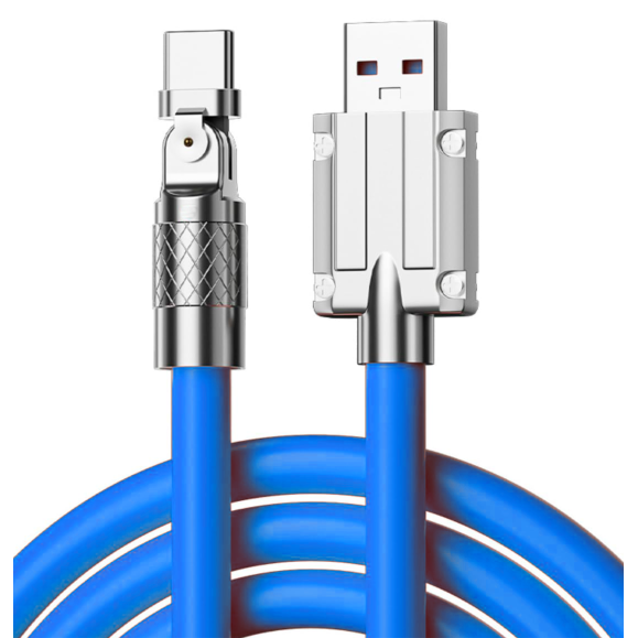 Cable PEGASUS ASTRO USB 2.0 Tipo-A macho flexible a USB 3.0 Tipo-C (azul) 0,5 metros