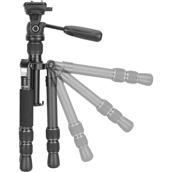 Trípode de sobremesa VANGUARD VESTA GO T 233CP de fibra de carbono con cabezal VEO PH-24