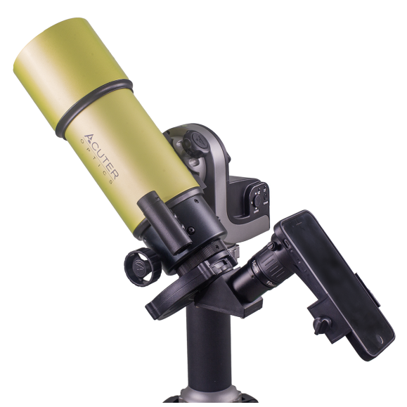 Telescopio Solar de luz blanca Acuter Solarus 80 con montura Suntracker AZ y trípode