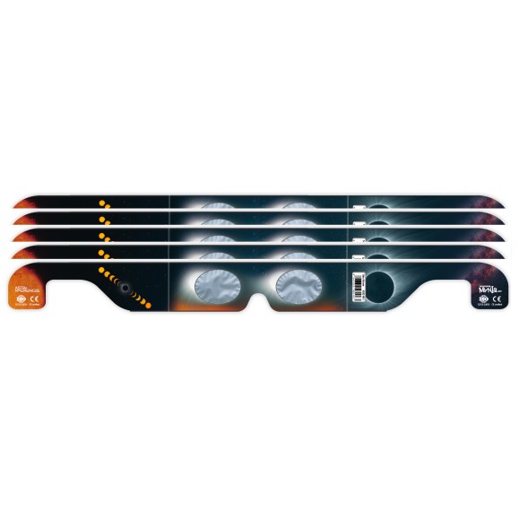 Pack de 5 gafas para eclipse solar Telescopiomania de lámina AstroSolar® by Baader Planetarium