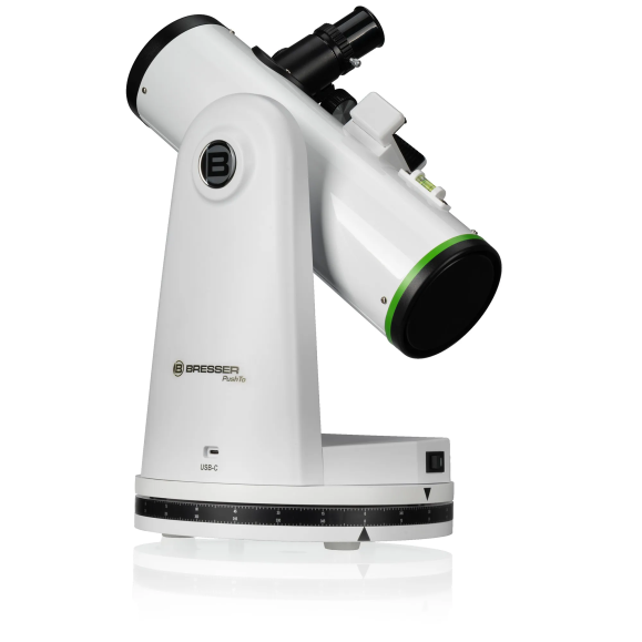 Telescopio inteligente BRESSER PushTo NT-76/350