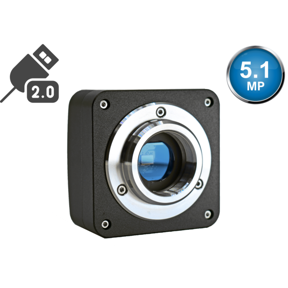 Kit cámara USB 2.0 microscopía BMS 5.1 Mp 766605100AK15