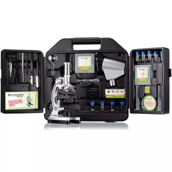Microscopio Bresser Junior Biotar 300x-1200x (con maleta)