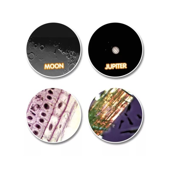 Juego de Telescopio y Microscopio National Geographic para principiantes