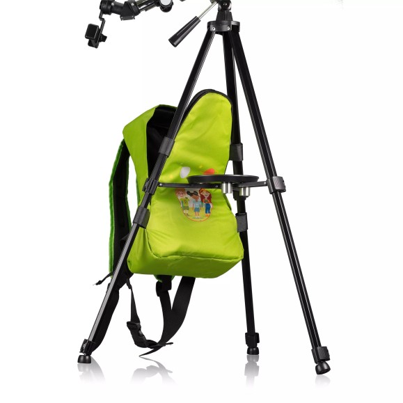 Telescopio Refractor Bresser Junior 70/400 con mochila color verde